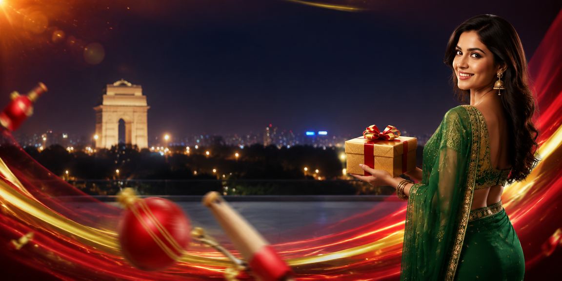 Woman in saree placing cricket bets on mobile at India Gate, Delhi