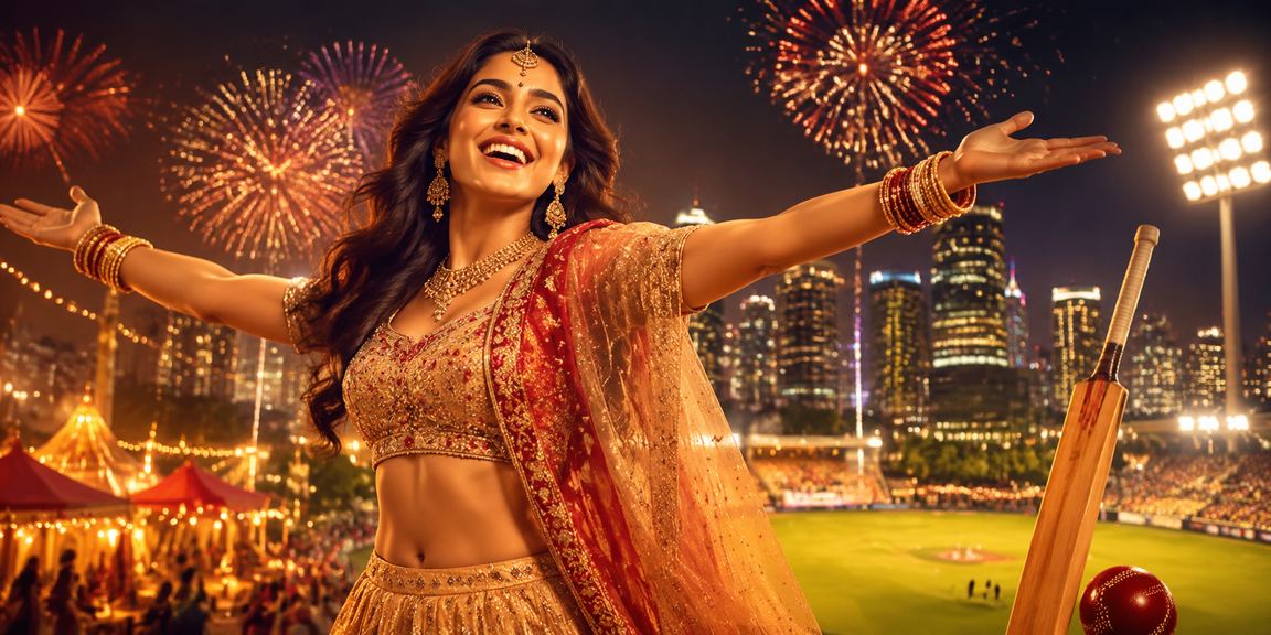 Bollywood style cricket betting excitement in India