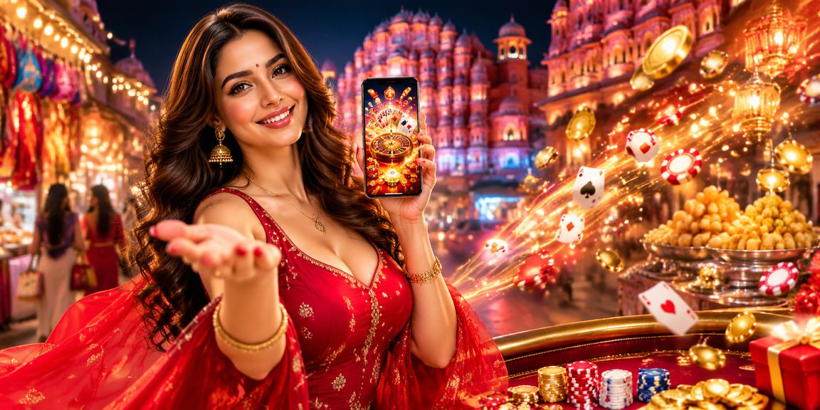 Modern Jaipur casino app interface on mobile